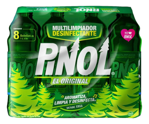 8pack Pinol El Original Limpiador 1lt