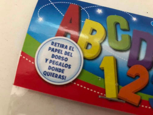 Imagen 4 de 5 de 168 Letras + Numeros De Goma Eva Autoadhesivas Kreker