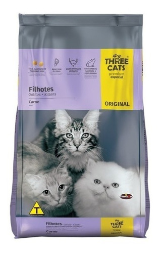 Three Cats Alimento Premium Gatitos 15kg 