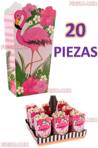 20 Cajitas Palomeras Botana Flamingo Dulces Envío Gratis