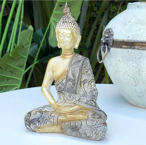 Buda Figura Monje Meditando Modelo 7