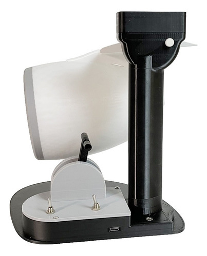 Ventilador Humidificador Sobremesa En Forma Turbina Con Luz