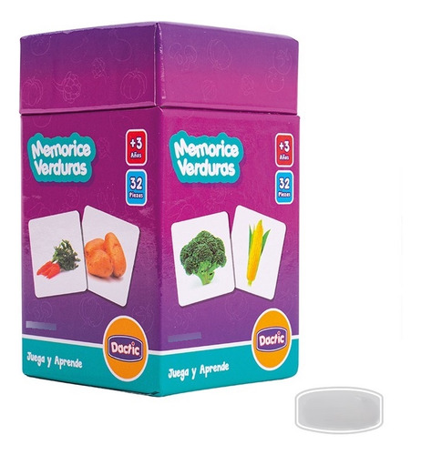 Juego Memorice Verduras Dactic