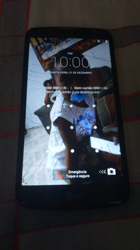 Smartphone LG K10 K430 Tv Tela Trincada....