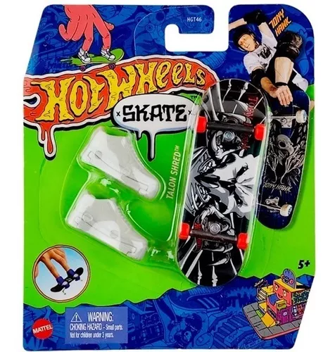 HOT WHEELS SKATE DE DEDO + TENIS HGT46 - MATTEL –