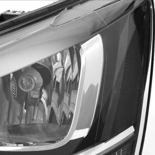 Par Farol Fox Crossfox Spacefox 15 A 22 Negra Friso Cromado
