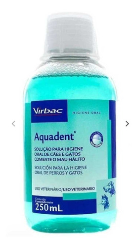 Aquadent Virbac 250ml Enjuague Bucal Para Perros Y Gatos