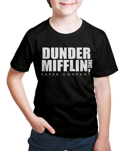 Camisetas Infantil The Office Dunder Miffilin Séries