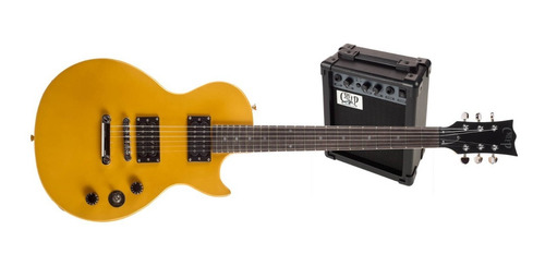 Imagen 2 de 9 de Pack Guitarra Les Paul Y Amplificador Creep Completo Gld