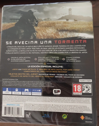 Ghost Of Tsushima Special Edition (steelbook) Raro (Usado)