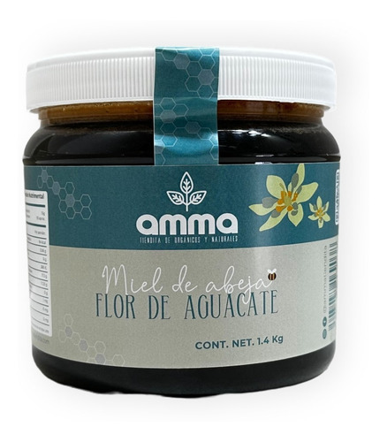 Miel Pura De Abeja Flor De Aguacate 1.3 Kg Virgen