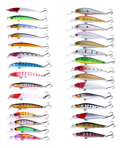 30 Señuelos Surtidos Ideal Pesca Tararira Dorado Surubi