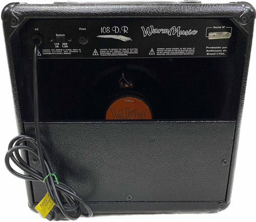 Amplificador Warm Music 108 Dr Guitarra Raridade Mostruario
