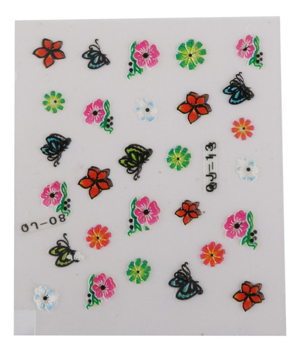 Paquete / Calcomanías / Tatuajes De Transferencia De Uñas