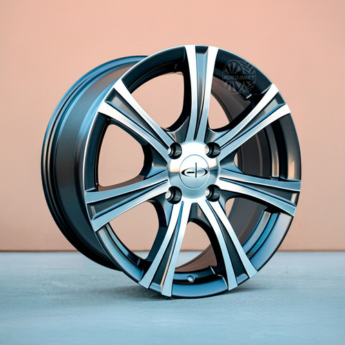 Llanta Deportiva Eb Bof R15 4x108 Ford Peugeot Diamantado Vison