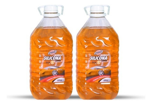 Silicona Liquida Para Auto Speedway X 5 Lts Velvet X 2 Un. Color Naranja Claro