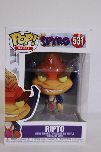 Funko Pop N°531  Games Spyro  Ripto  Vinyl  