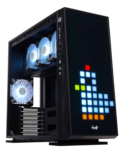 In Win 309ge (iw-cs-309ge-blk) Torre Media Con 4 Argb, Negro