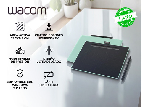 Tableta Grafica Wacom Ctl4100wleo Lápiz 4096 Niveles Presion