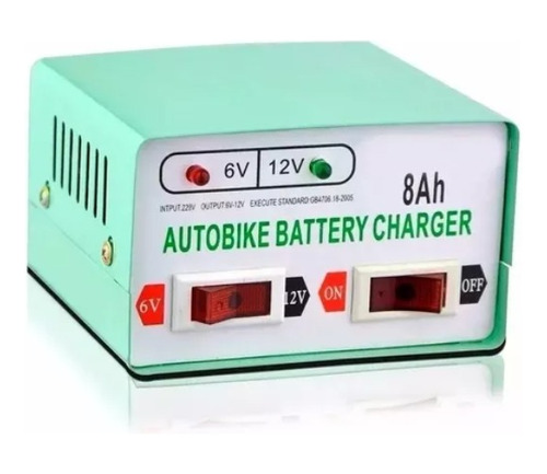 Cargador De Batería 12-6v 8ah Para Autos-motos Envío Gratis 