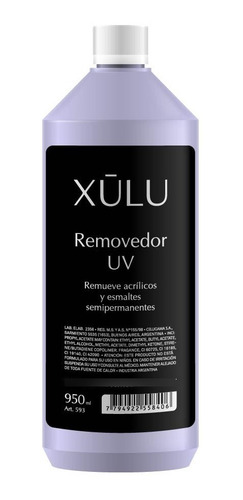 Imagen 4 de 6 de Pack X12 Removedor De Esmalte Semipermanente 950cc Xúlu Z593