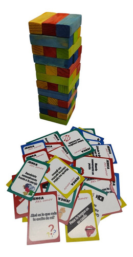 Juego De Cartas Jenga Open Party Adultos Cumba Games