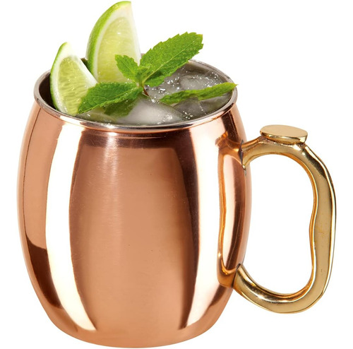 Taza Moscow Mule De Acero Inoxidable Oggi, 20 Oz, Chapada En