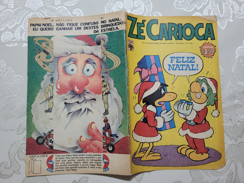 Zé Carioca N° 1361 - 09/12/77 - Editora Abril (Usado)