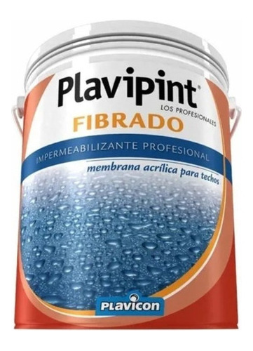 Impermeabilizante Profesional Para Techos Plavipint 20 Kg Color Blanco