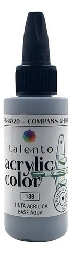 Tinta Acrylic Color 30ml Para Modelismo Diversas Cores Cor Fs36320 Compass Ghost Gray