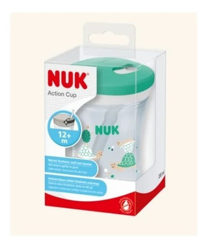Imagen 2 de 4 de Vaso Nuk Action Cup Silicona Sorbete Flexible 12m+maternelle