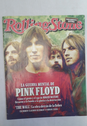 Revista Antigua * Rolling Stone * Suplement Extra Pink Floyd