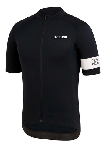 Remera Jersey Ciclismo Hombre Negra Ruta Mtb Oslo