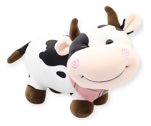 Vaquita De Peluche Paliacate Rosa Suave Juguete De 30cm