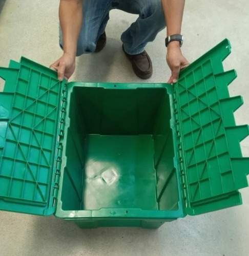 Contenedor O Caja Plástica Logística Resistente De 36x33x56 