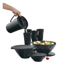 Comprar Tupperware Pda Bea Luxo Prisma Policarbonato Preto