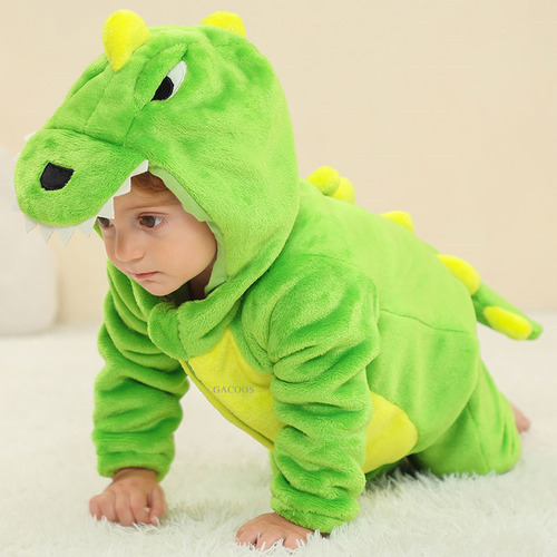 Pijama Para Bebés, Pijama De Una Pieza Con Capucha Para Bebé