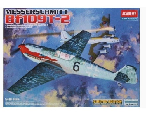 Modelismo Avión  1/48 Messerschmitt Bf 109 Academy Luftwaffe