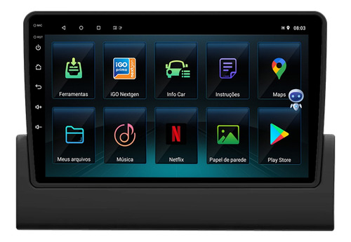 Multimidia Fiorino 9p Qled Android Carplay 2gb 32gb