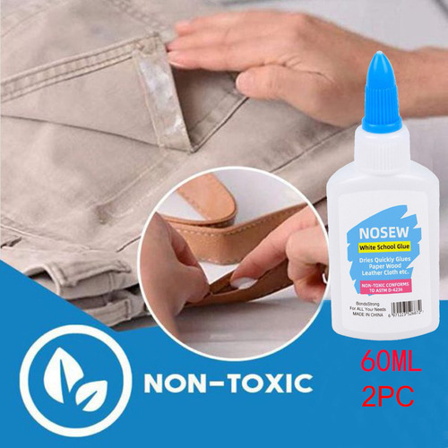 Kit De Pegamento Para Coser Stick Universal, 2 Piezas, 60 Ml