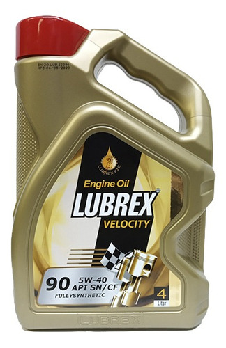 Aceite Lubrex  5w40 4l. Sintetico Nano Plus