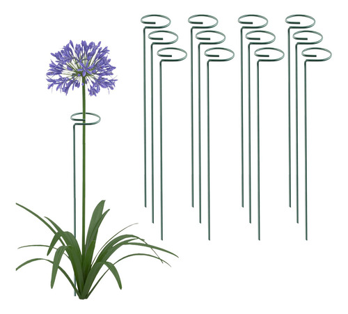 Thealyn Paquete De 12 Estacas De Soporte Para Plantas De 16.