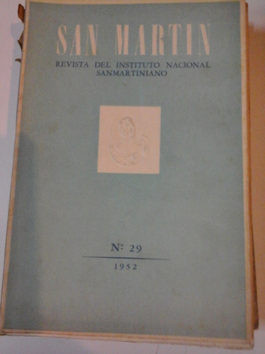 San Martin - N° 29 -instituto Nacional Sanmartiniano - L281