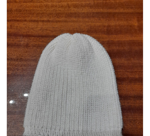 Gorro Bebe Tejido Blanco