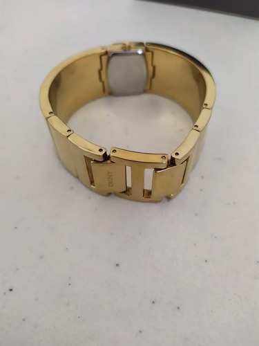 Relógio Original Dkny Dourado Estilo Bracelete Frete Grátis