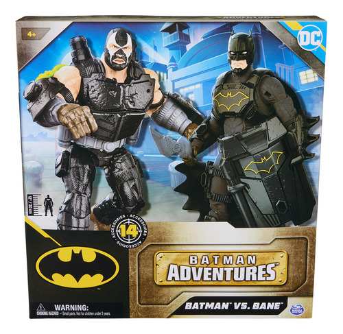 Set Batalla Batman Vs Bane De 30 Cm, 14 Accesorios Incluidos