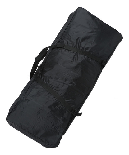 Funda Para Teclado, 76 Teclas, Tela Oxford, Color Negro, S