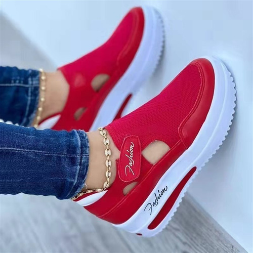 Zapatos De Mujer Confort Planos Dama Casuales Transpirables