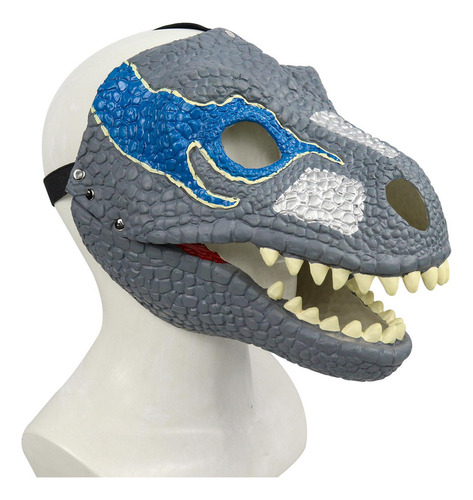 Aplicable A Máscara De Dinosaurio 3d Mandíbula Móvil