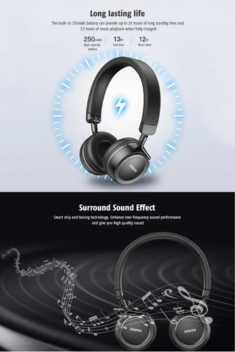 Audifonos Bluetooth Y Manos Libres Ipipoo Ep-1 Hi-fi